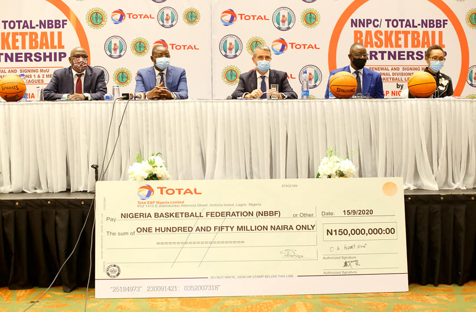 Sights From The MOU Signing Between NBBF, Total Nigeria