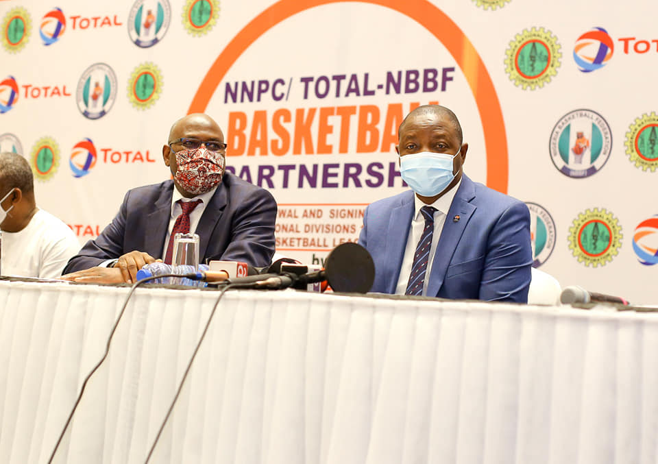 Sights From The MOU Signing Between NBBF, Total Nigeria