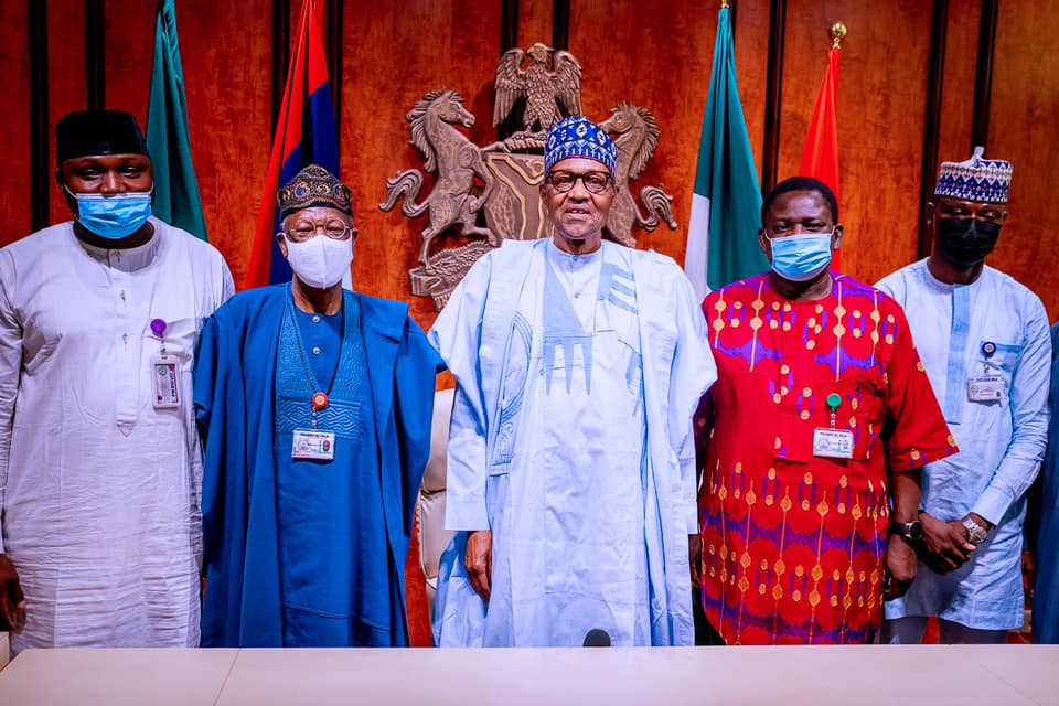 Democracy Day: President Muhammadu Buhari In Group Photo Wit