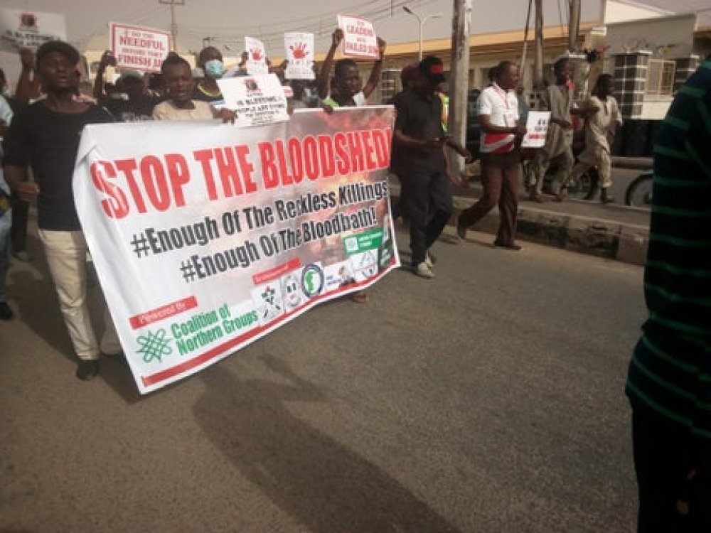 Katsina Youths Protest Insecurity In Northwest, Demand Buhar