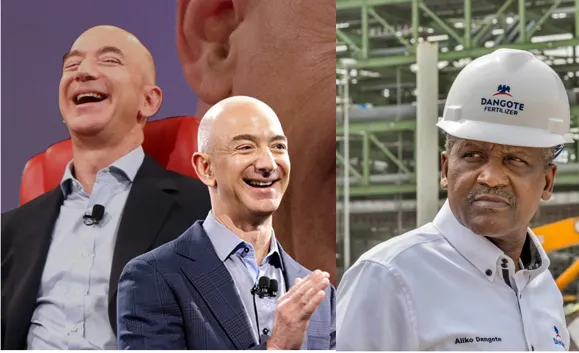 How Jeff Bezos Made Double Of Aliko Dangote's Wealth In One 