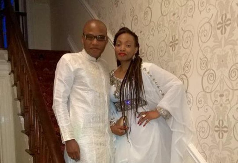 Nnamdi Kanu and wife