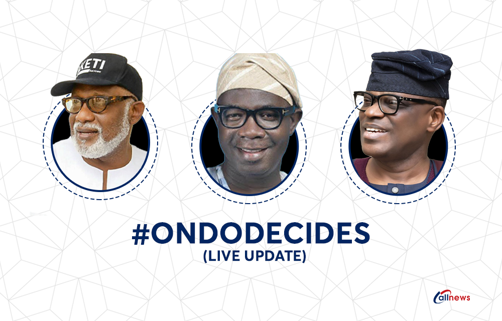 Ondo Election Result Update: Akeredolu Edges Close To Victor