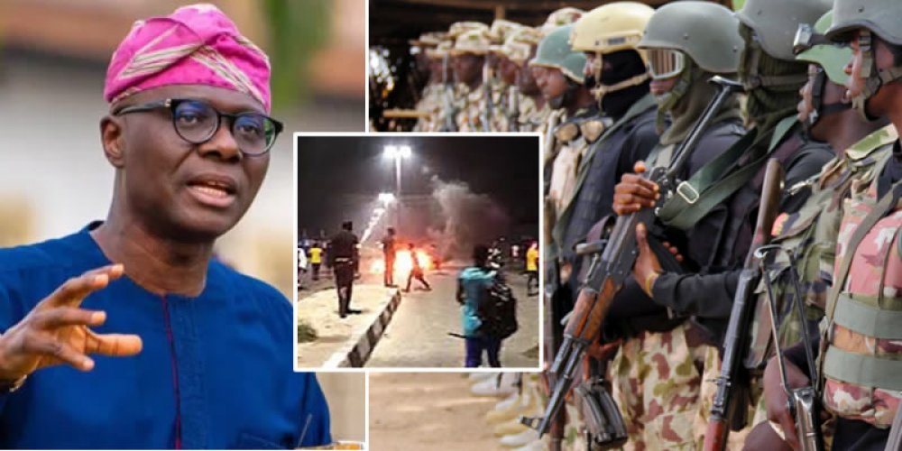 Lekki Shooting: Army General Says Sanwo-Olu Was 'Misinformed