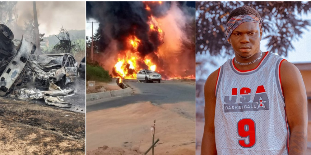  Nollywood Actor Loses Car To Tanker Explosion (VIDEO)