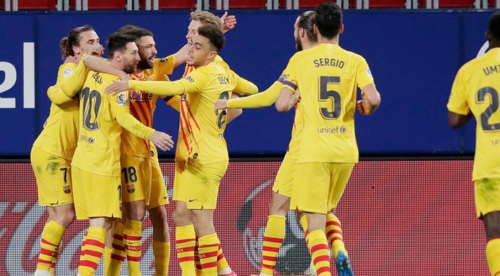 Barca Puts Forward Title Credentials With Osasuna's Defeat