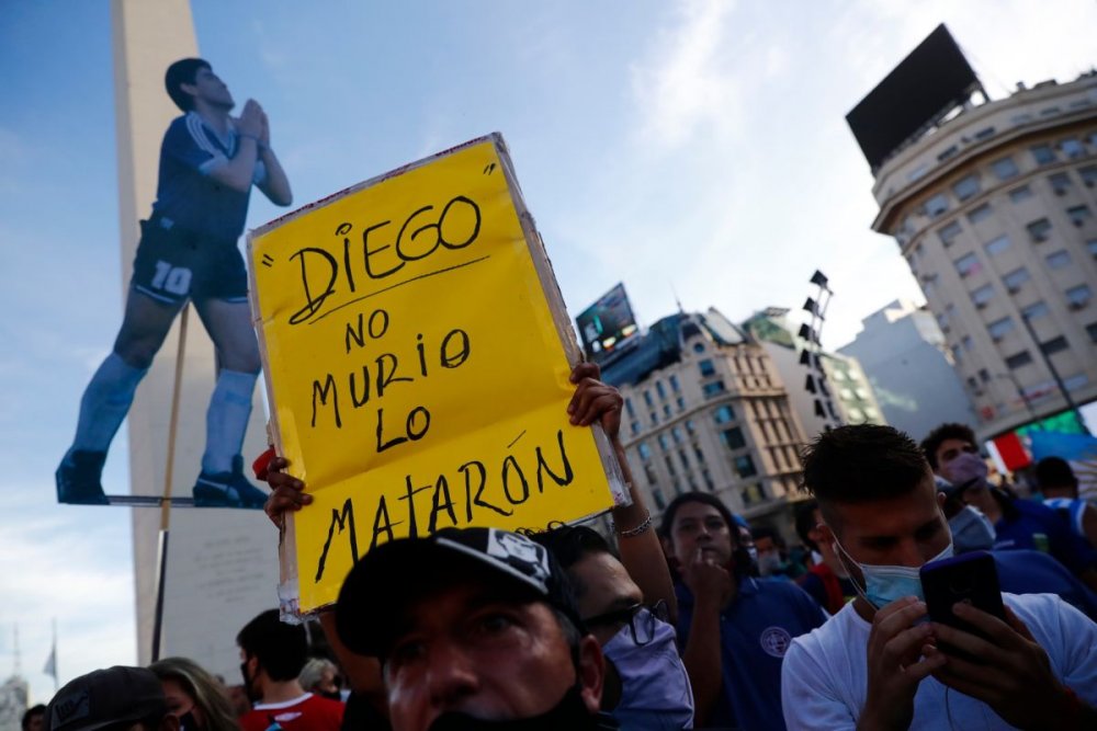 Justice For Maradona: Argentines March Seeking Answers Over 