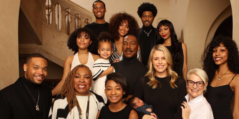 Eddie Murphy and his family