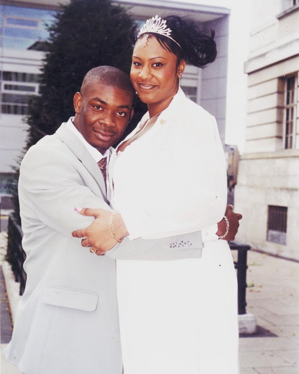 Don Jazzy and Michelle, the woman he married