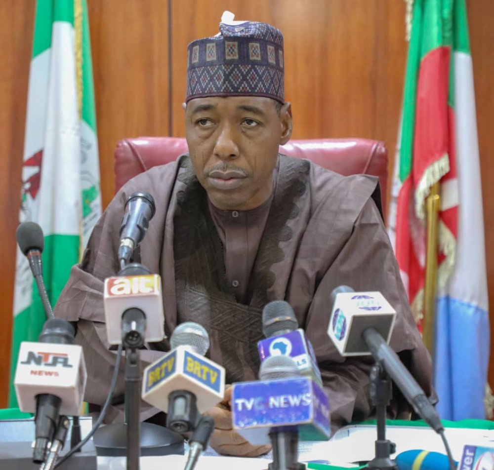 Borno Governor Tasks COAS On Fight Against Insurgents, Bandi