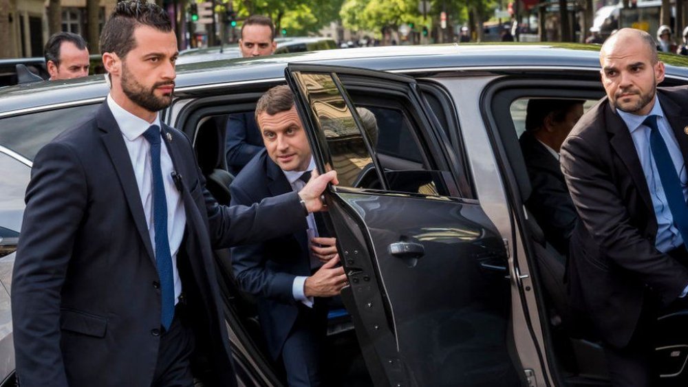 Photos: France President Emmanuel Macron Slapped In An Offic