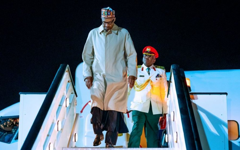 Buhari Arrives In London For Education Summit