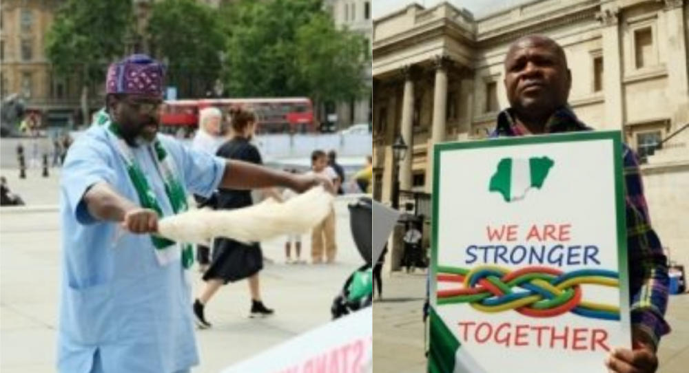 Nigerian In Diaspora Rally For President Buhari