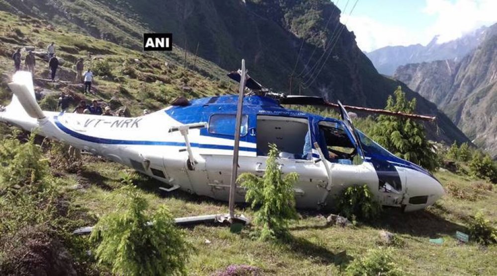 BREAKING: Army Helicopter Crashes In Dam