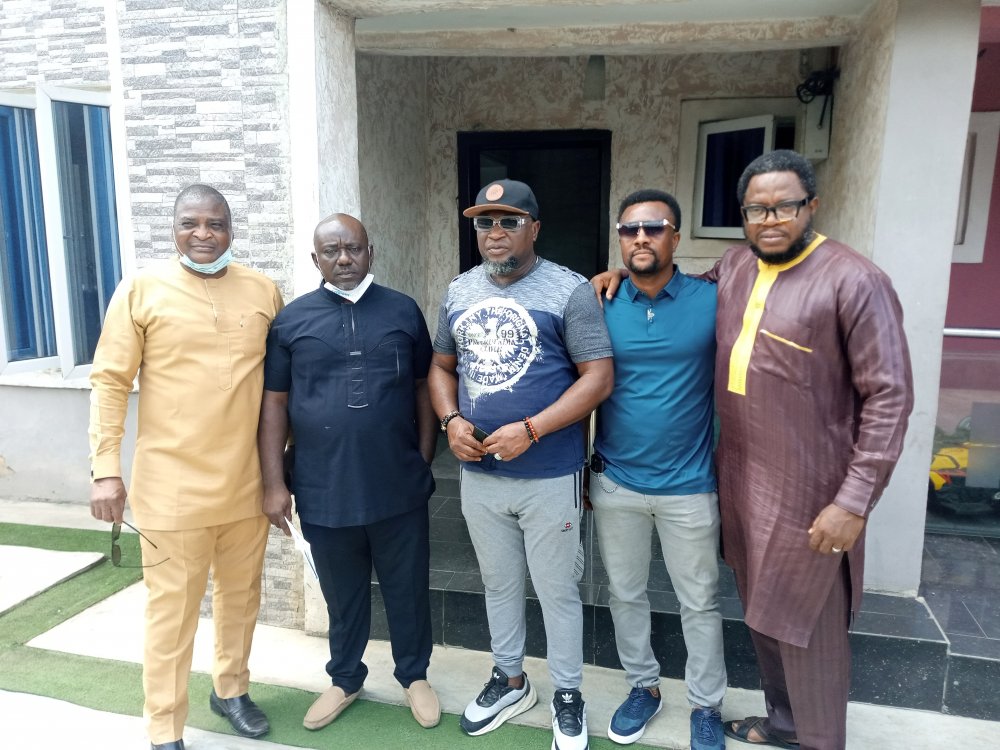Femi Branch and other members of the AGN at Oniga's residence