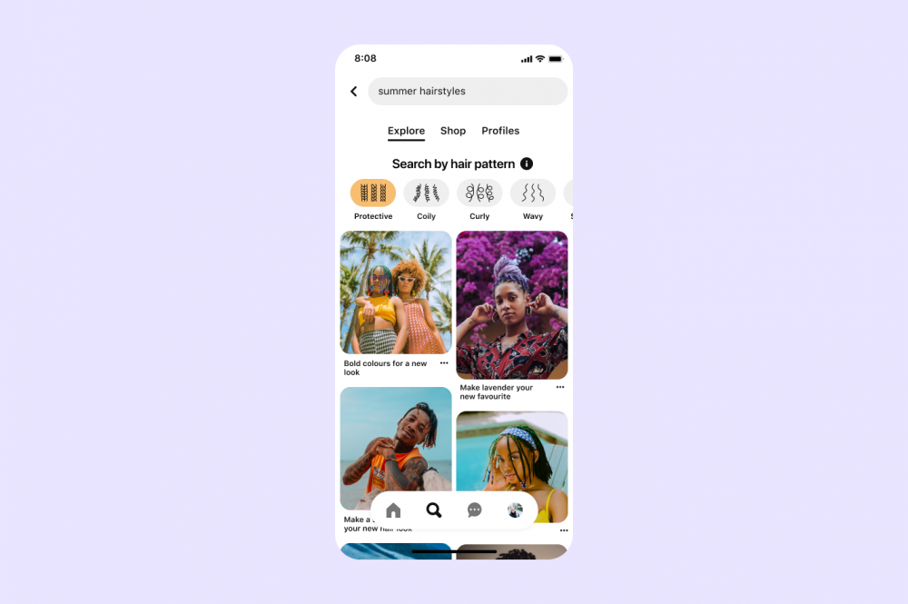 Pinterest launches search tools for various ha...