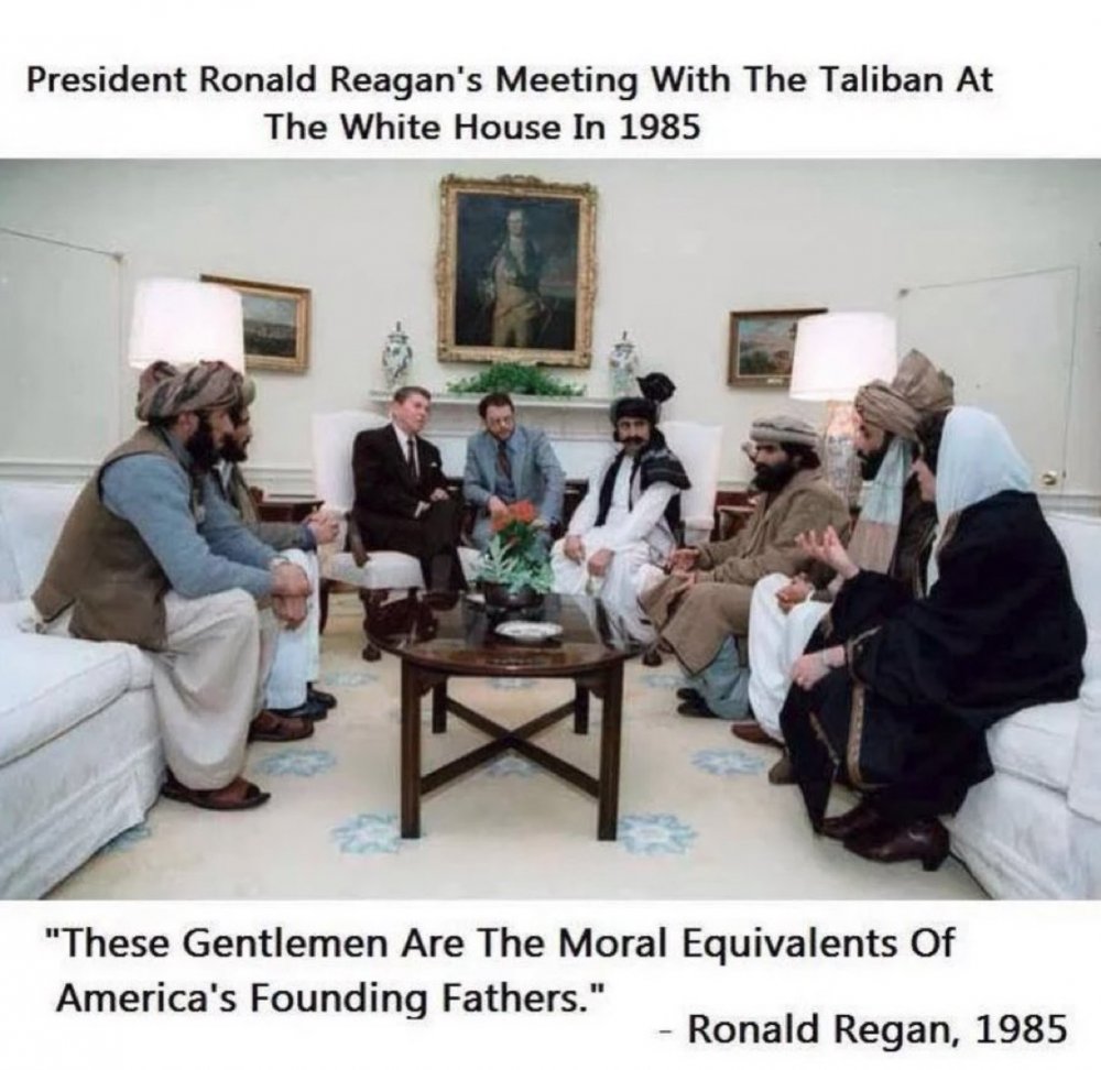 Fact check about Ronald Reagan’s supposed meeting with Taliban