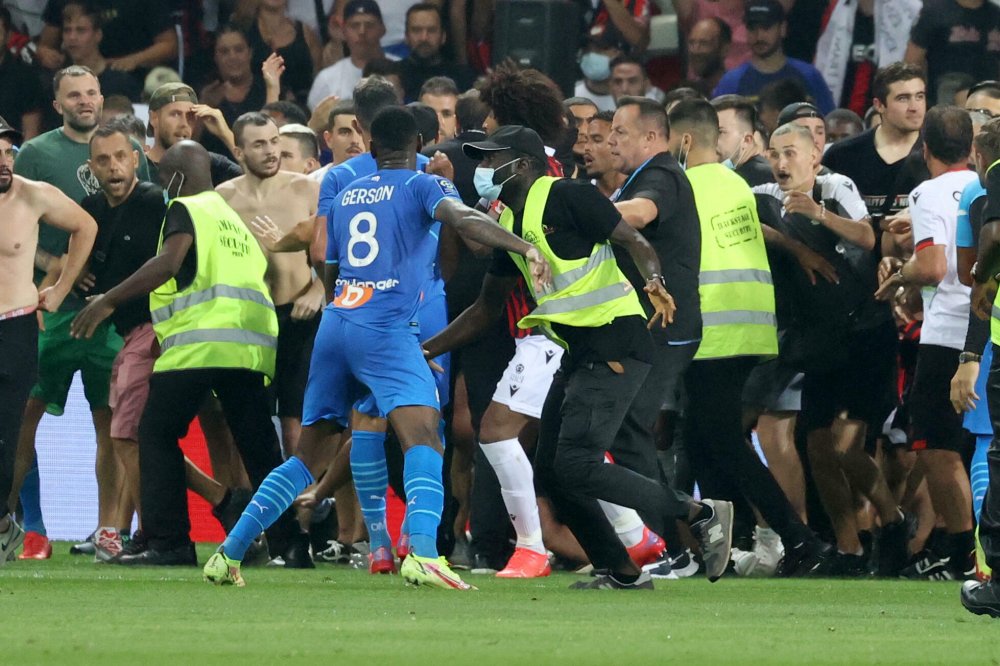 Ligue 1: Nice vs Marseille Suspended As Home Fans Attack Pla