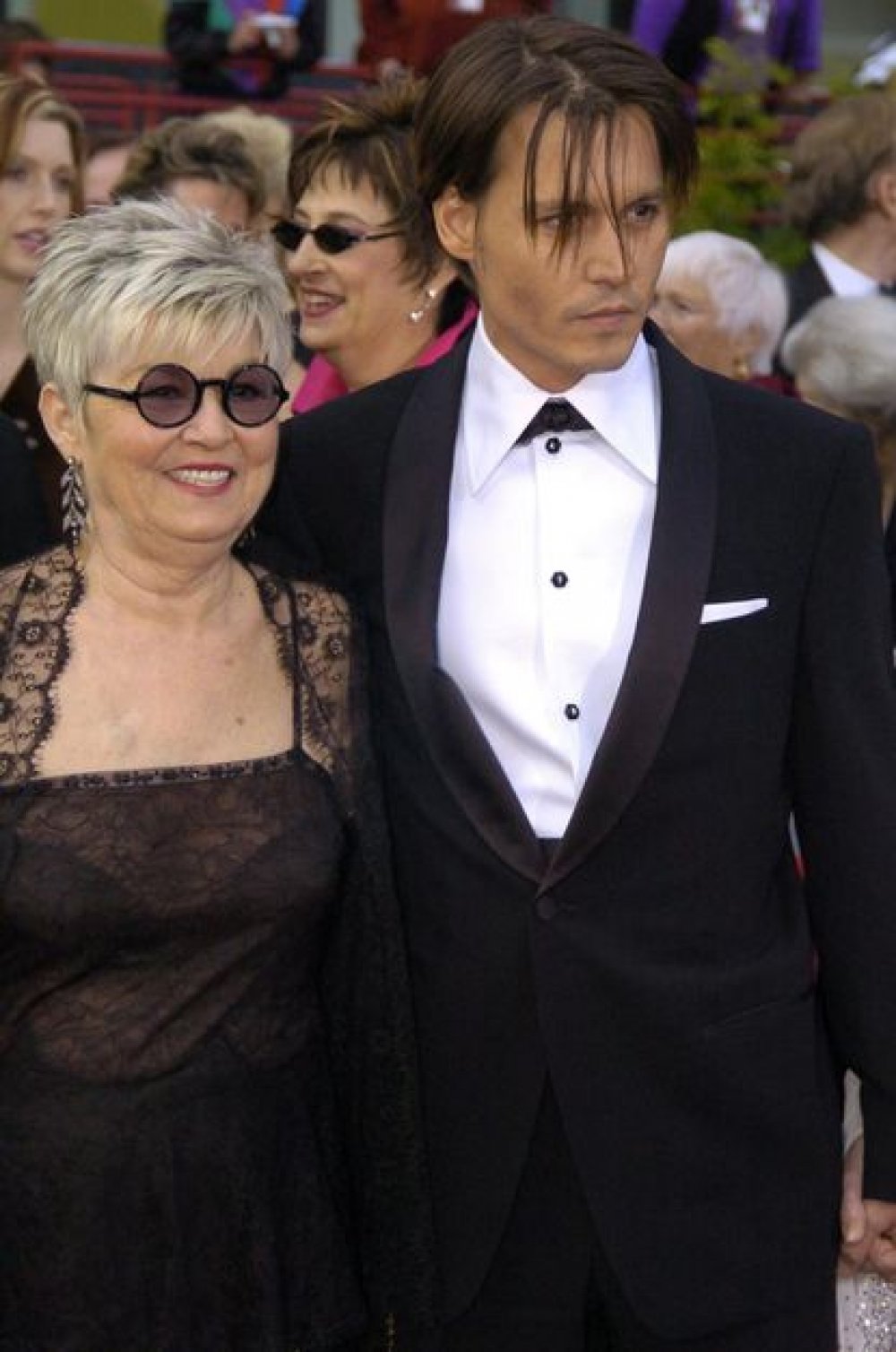 Johnny Depp with his late mother