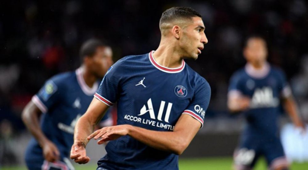 Ligue 1: Hakimi's Brace Keeps PSG's Form In Messi's Absence